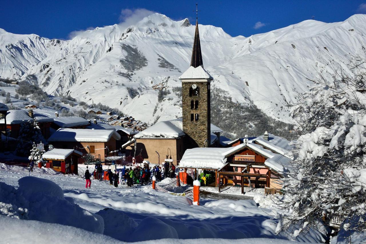 サン・マルタン・ド・ベルヴィル Chalet De Charme 13 Personnes Avec Sauna Ski O Piedsヴィラ エクステリア 写真